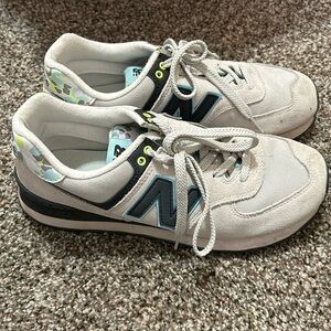 Women’s NewBalance 574 v2 floral camo sneakers